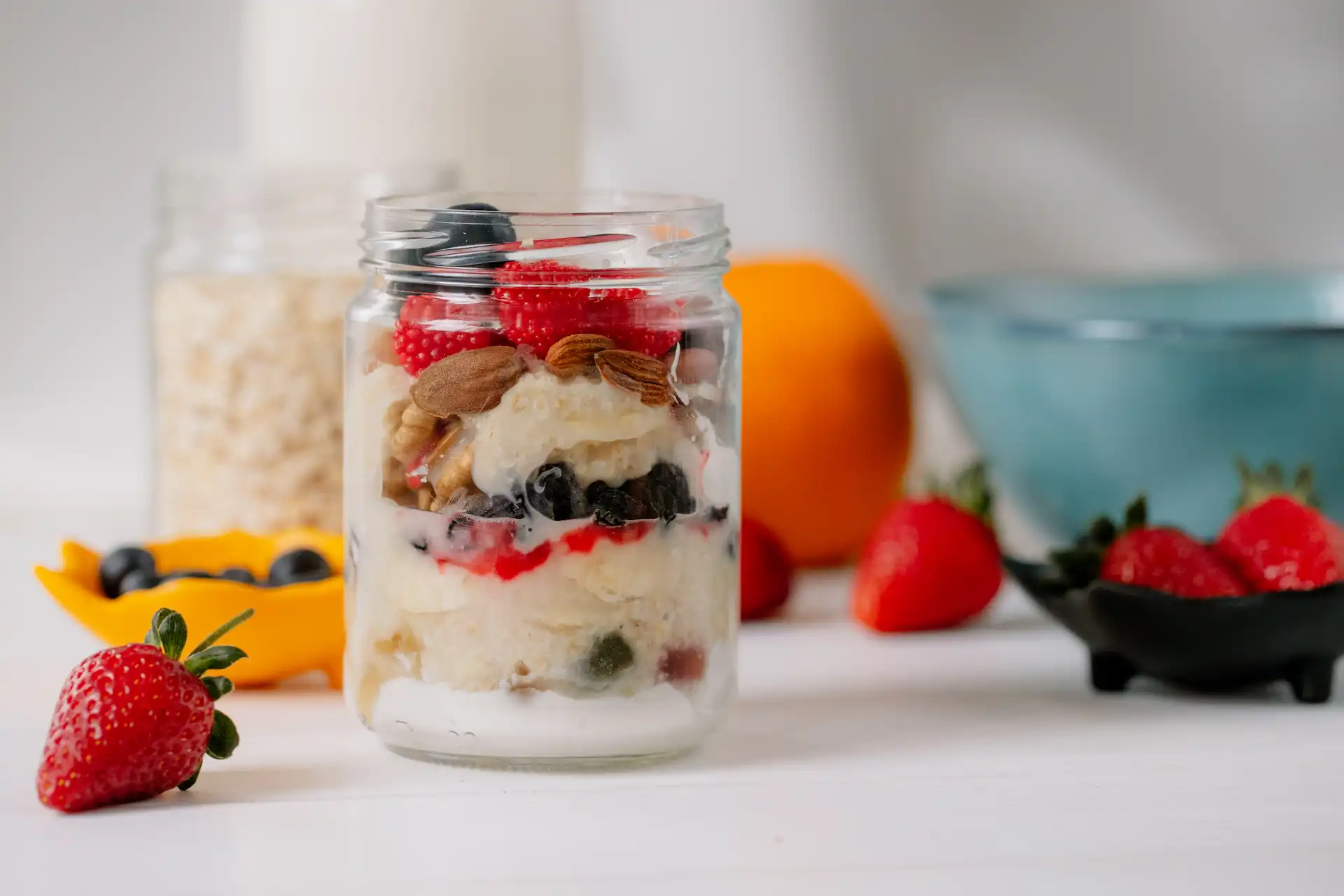 Aveia adormecida é mais uma ótima opção para um café da manhã fitness