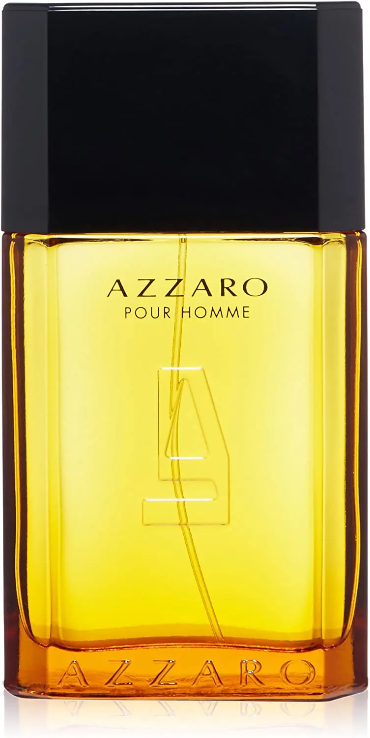 Frasco do Pour Homme de Azzaro. Um dos perfumes masculinos mais vendidos no Brasil.