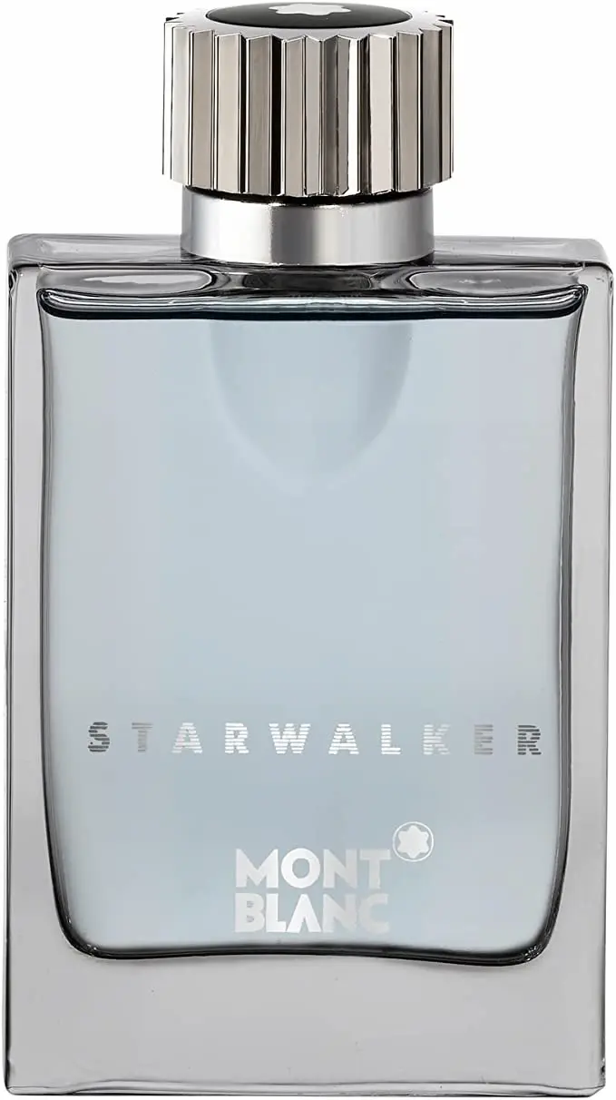 Frasco do Montblanc Starwalker, uma ótima opção de perfume masculino importado para trabalhar.