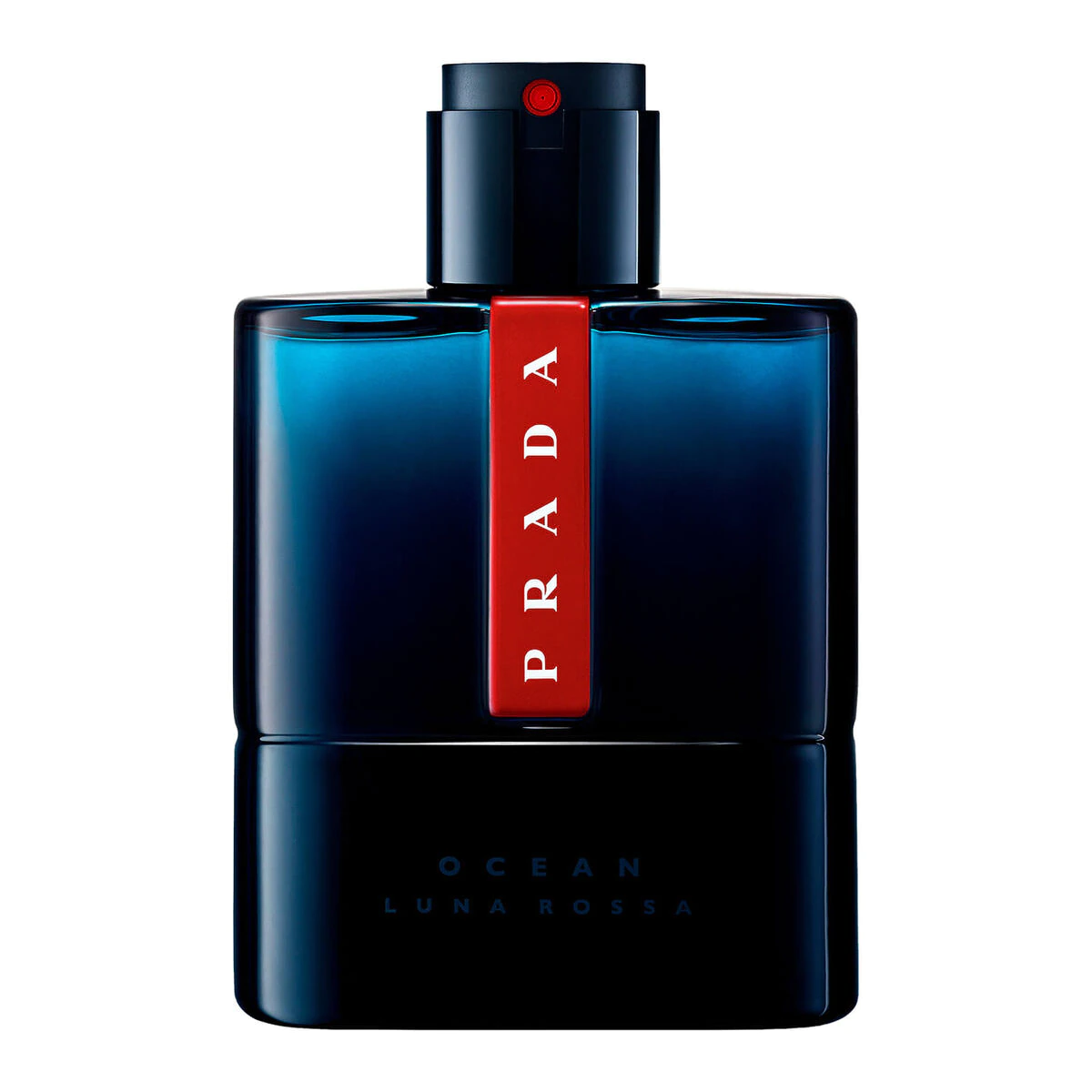 Frasco do Prada Luna Rossa Ocean, uma excelente opção entre perfumes masculinos para trabalhar.