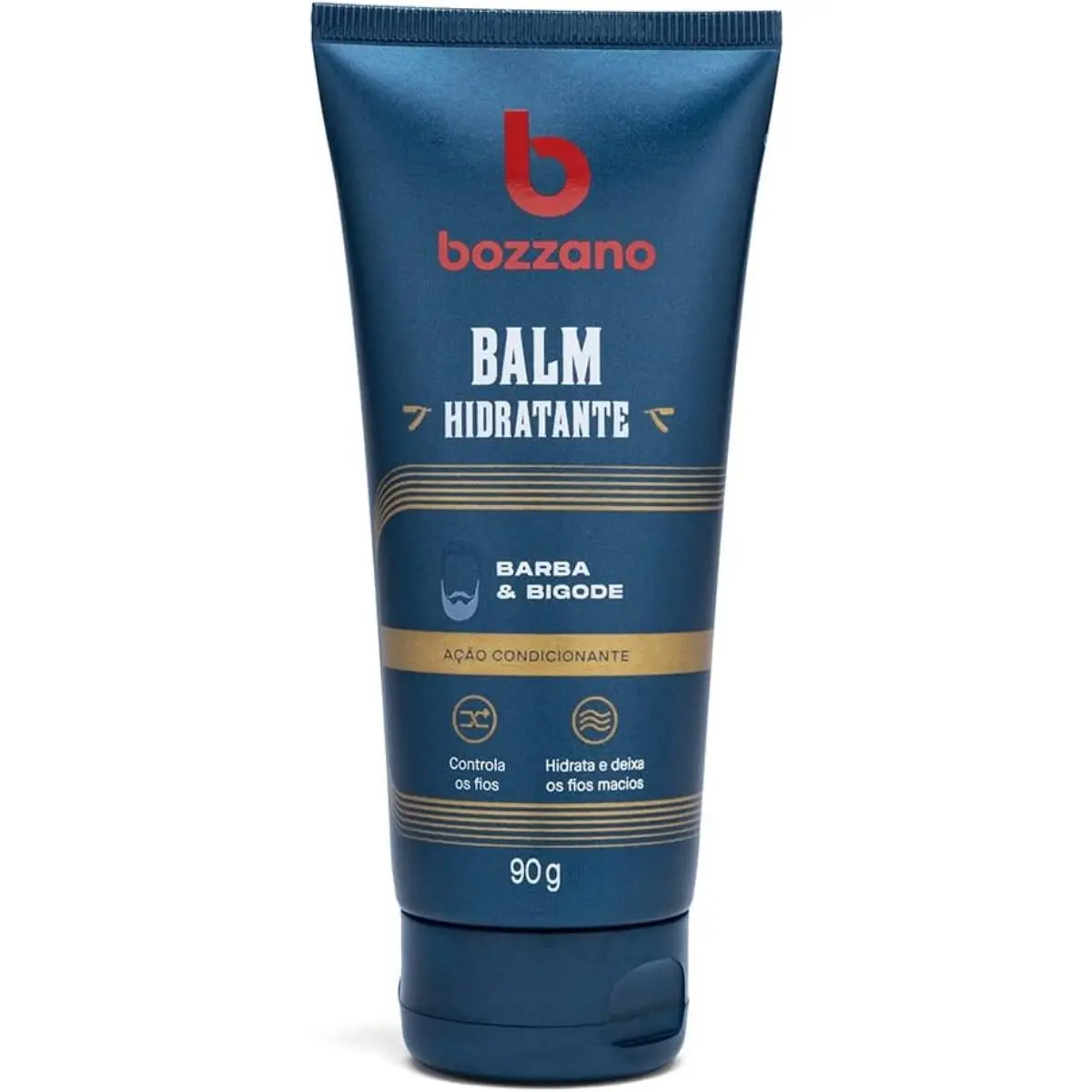 Embalagem do balm para barba Bozzano.