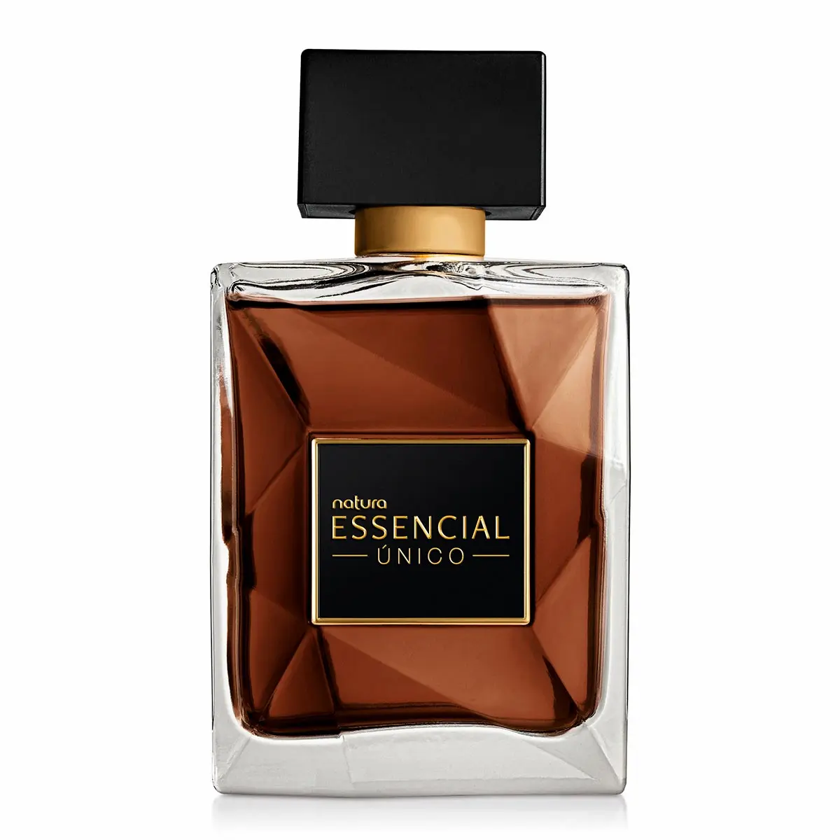 Frasco do Essencial Único. Considerado por muitos o melhor perfume masculino da Natura.