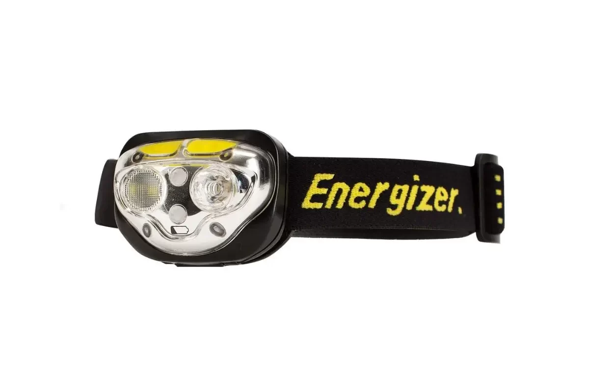 Lanterna de cabeça Energizer. Ótima ideiaa de presente para dar pro namorado aventureiro.