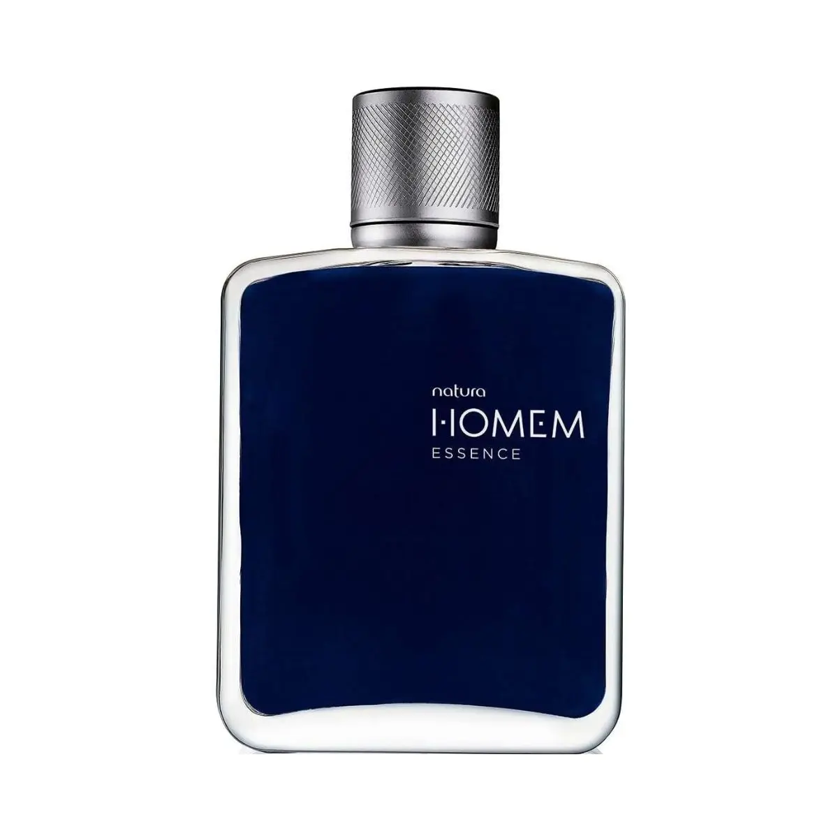 Frasco do perfume masculino Homem Essence, da Natura. Um dos melhores presente para dar pro namorado que gosta de se cuidar.