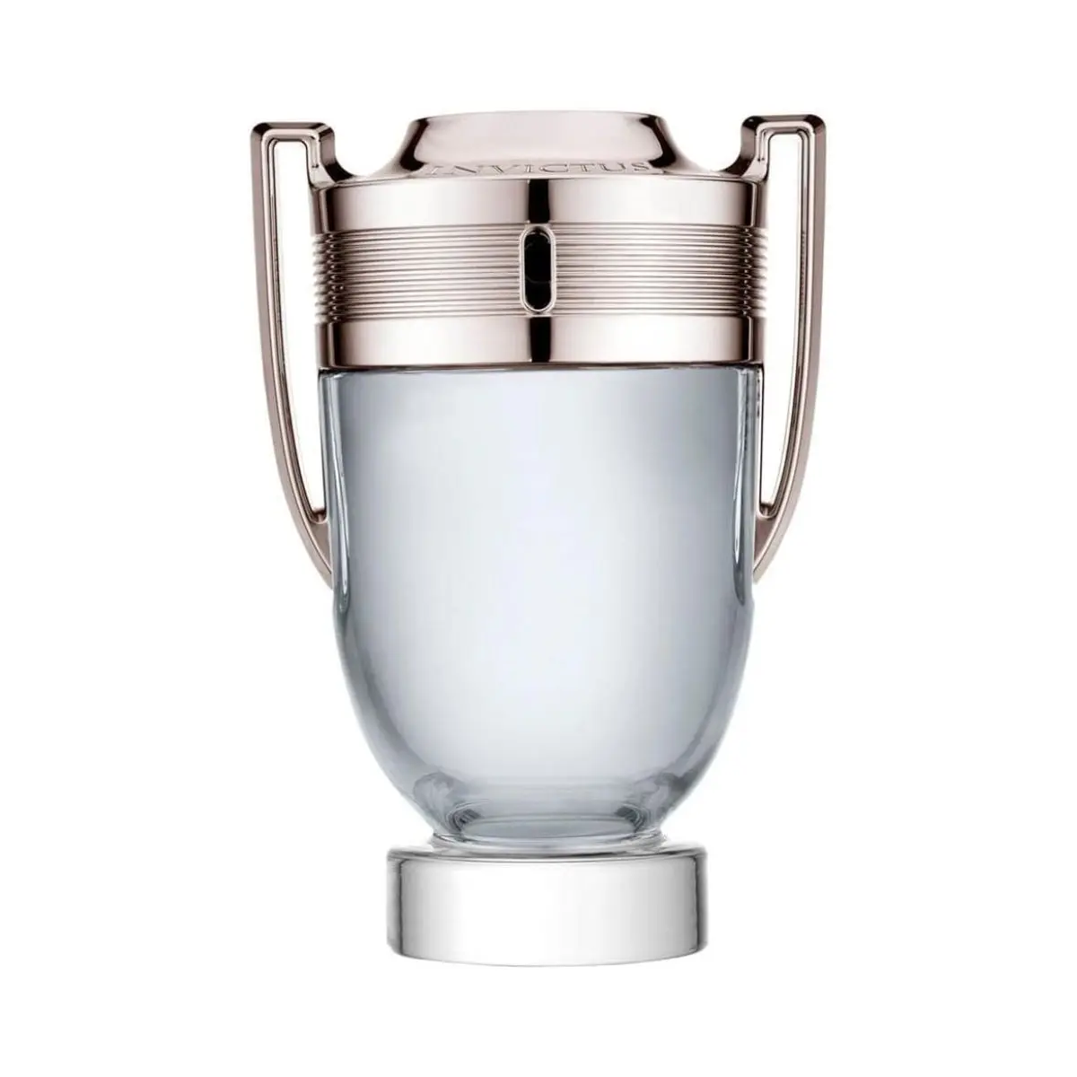 Frasco do perfume masculino Invictus, de Paco Rabanne.